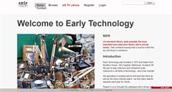 Desktop Screenshot of earlytech.com